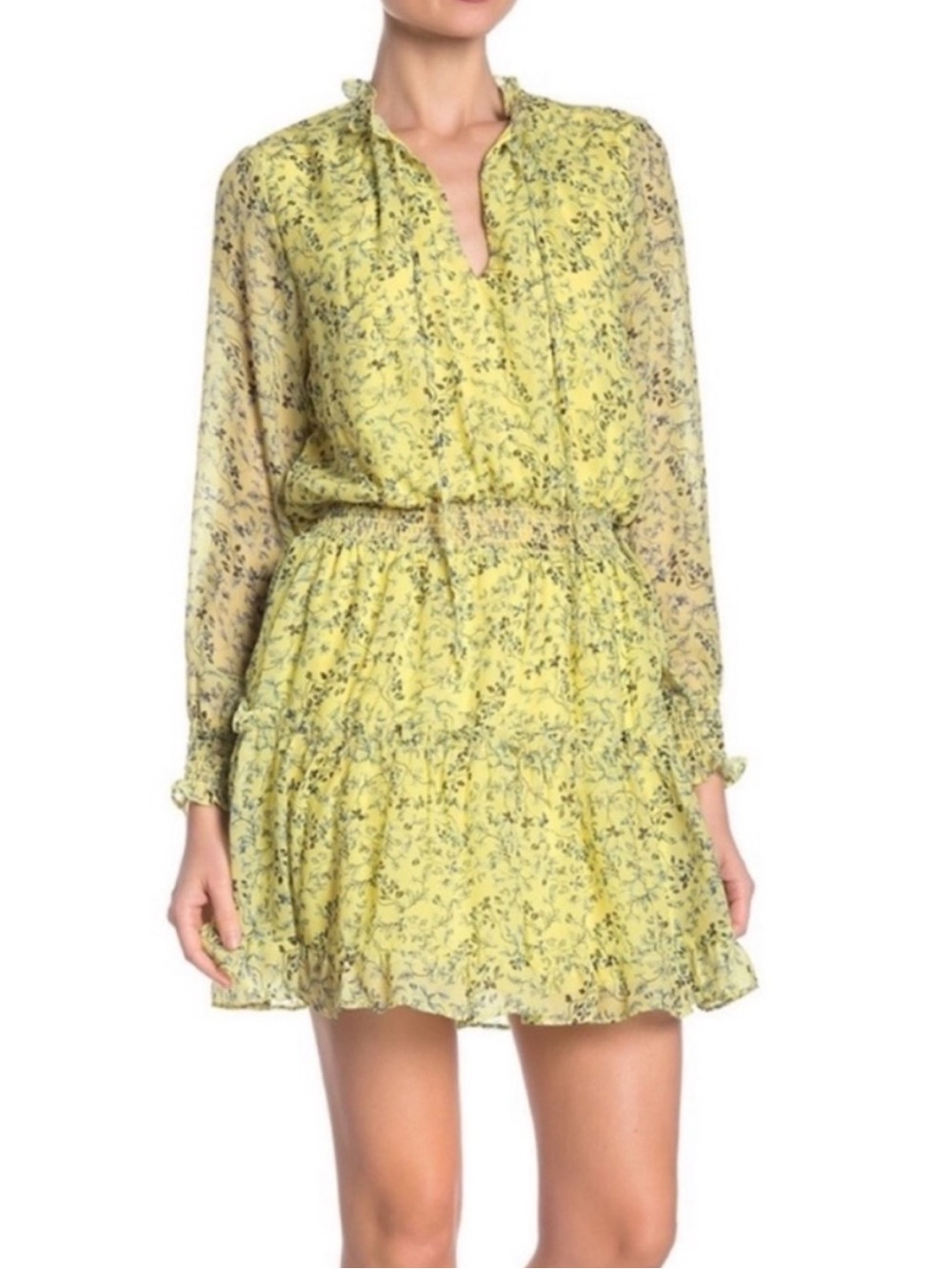 Emma Floral Ruffle Dress by NSR